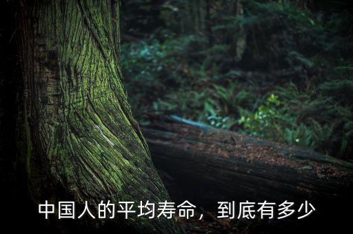 中國人的平均壽命，到底有多少