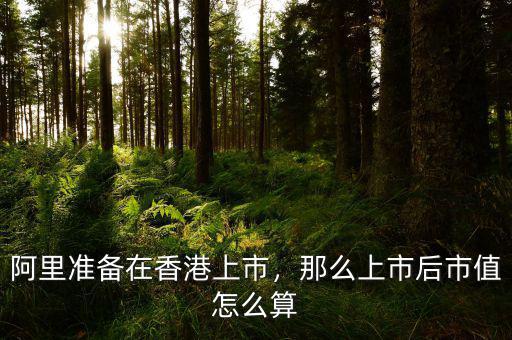 阿里準備在香港上市，那么上市后市值怎么算