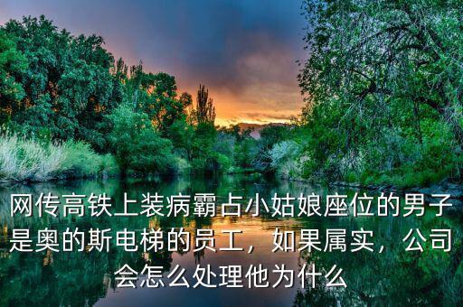 網(wǎng)傳高鐵上裝病霸占小姑娘座位的男子是奧的斯電梯的員工，如果屬實，公司會怎么處理他為什么
