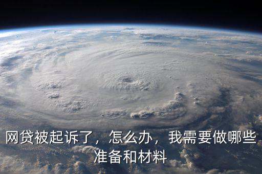 網貸被起訴了怎么辦,網貸被起訴了