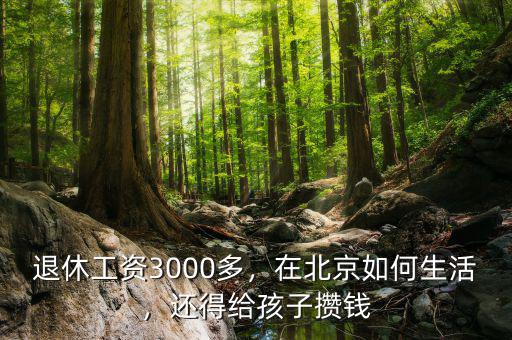 退休工資3000多，在北京如何生活，還得給孩子攢錢