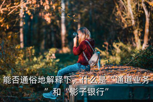 能否通俗地解釋下，什么是“通道業(yè)務(wù)”和“影子銀行”