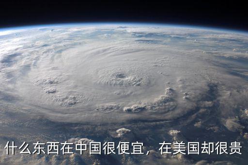什么東西在中國很便宜，在美國卻很貴