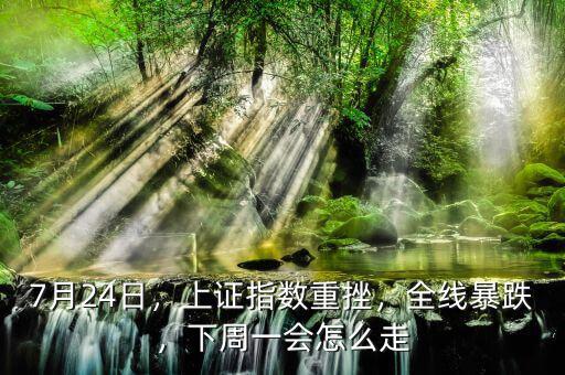 7月24日，上證指數(shù)重挫，全線暴跌，下周一會怎么走
