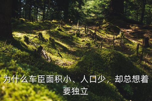 為什么車臣面積小、人口少，卻總想著要獨(dú)立