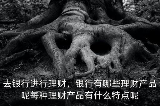 去銀行進(jìn)行理財，銀行有哪些理財產(chǎn)品呢每種理財產(chǎn)品有什么特點呢