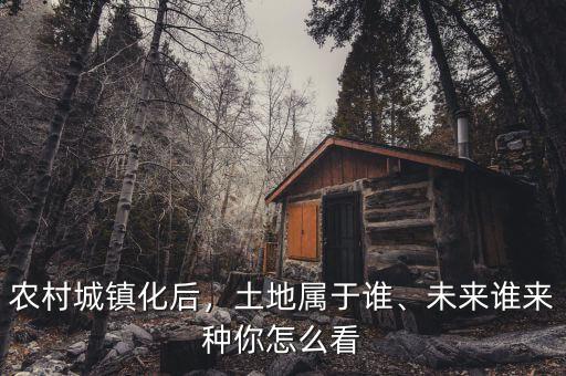 農(nóng)村城鎮(zhèn)化后，土地屬于誰(shuí)、未來誰(shuí)來種你怎么看