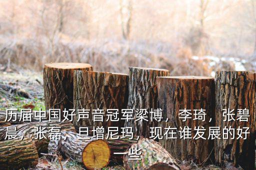 歷屆中國好聲音冠軍梁博，李琦，張碧晨，張磊，旦增尼瑪，現(xiàn)在誰發(fā)展的好一些