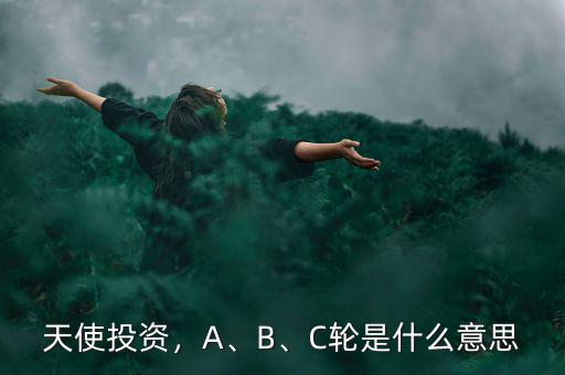 天使投資，A、B、C輪是什么意思