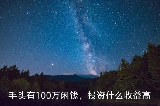 手頭有100萬閑錢，投資什么收益高