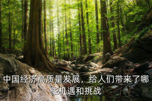 中國經(jīng)濟高質量發(fā)展，給人們帶來了哪些機遇和挑戰(zhàn)