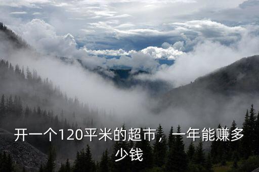 開一個(gè)120平米的超市，一年能賺多少錢