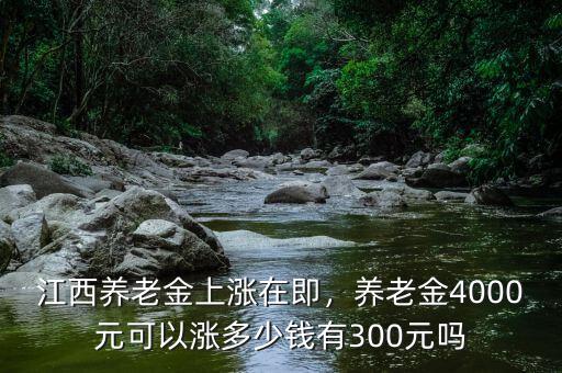 江西養(yǎng)老金上漲在即，養(yǎng)老金4000元可以漲多少錢有300元嗎
