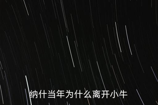 納什當年為什么離開小牛