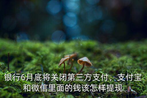 銀行6月底將關(guān)閉第三方支付，支付寶和微信里面的錢該怎樣提現(xiàn)
