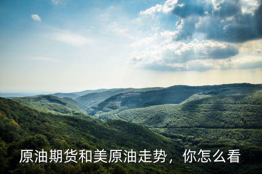 原油期貨和美原油走勢(shì)，你怎么看