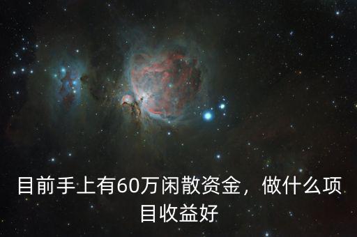 目前手上有60萬閑散資金，做什么項目收益好