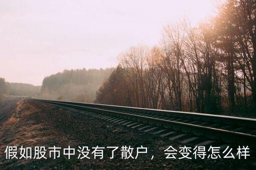 假如股市中沒有了散戶，會(huì)變得怎么樣