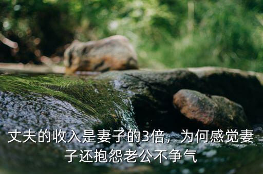 丈夫的收入是妻子的3倍，為何感覺(jué)妻子還抱怨老公不爭(zhēng)氣