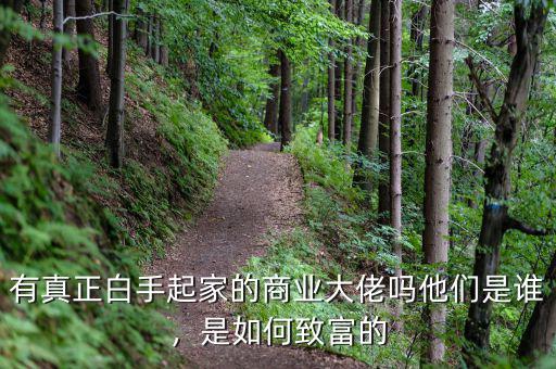 有真正白手起家的商業(yè)大佬嗎他們是誰，是如何致富的