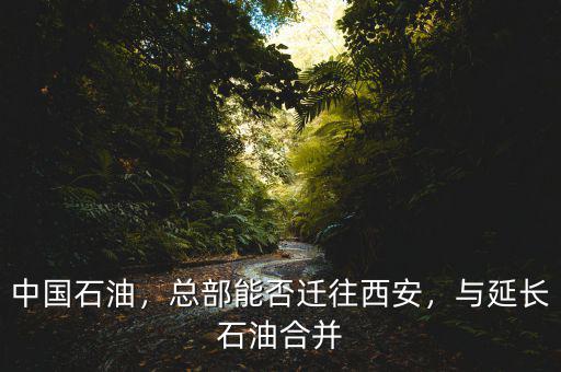 中國石油，總部能否遷往西安，與延長石油合并
