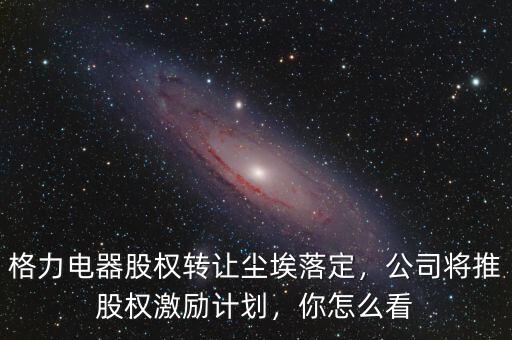 格力電器股權(quán)轉(zhuǎn)讓塵埃落定，公司將推股權(quán)激勵計劃，你怎么看