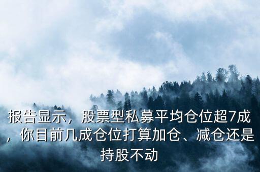 幾成倉(cāng)位是什么意思,你的股票倉(cāng)位是幾成