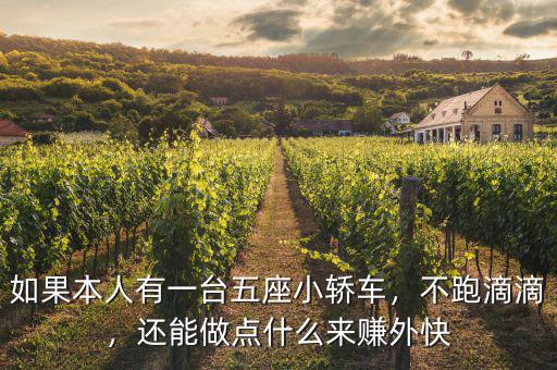 如果本人有一臺五座小轎車，不跑滴滴，還能做點(diǎn)什么來賺外快