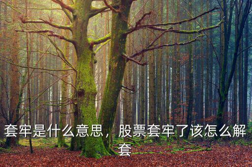 套牢是什么意思，股票套牢了該怎么解套