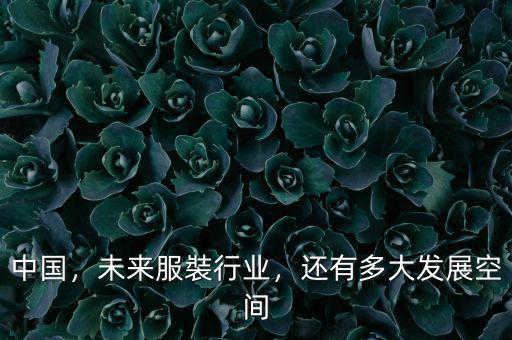 中國(guó)，未來(lái)服裝行業(yè)，還有多大發(fā)展空間