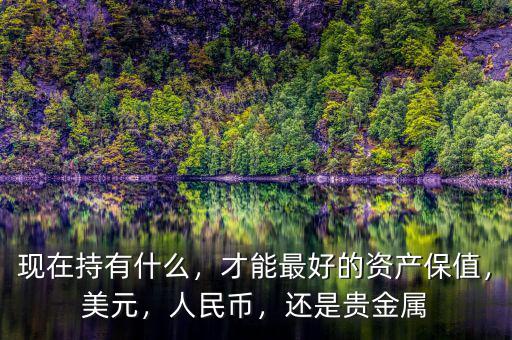 現(xiàn)在持有什么，才能最好的資產(chǎn)保值，美元，人民幣，還是貴金屬