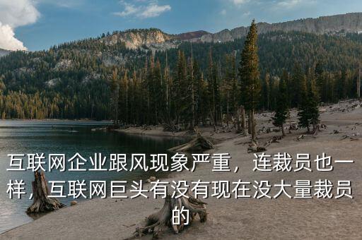 互聯網企業(yè)跟風現象嚴重，連裁員也一樣，互聯網巨頭有沒有現在沒大量裁員的