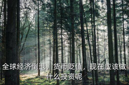 全球經(jīng)濟(jì)倒退，貨幣貶值，現(xiàn)在應(yīng)該做什么投資呢