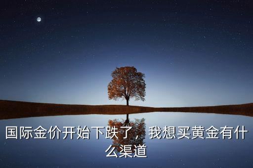 國際金價開始下跌了，我想買黃金有什么渠道