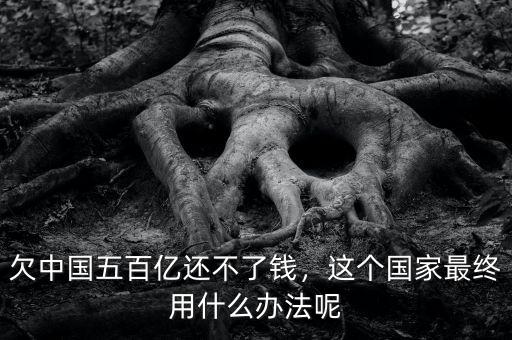 欠中國五百億還不了錢，這個(gè)國家最終用什么辦法呢