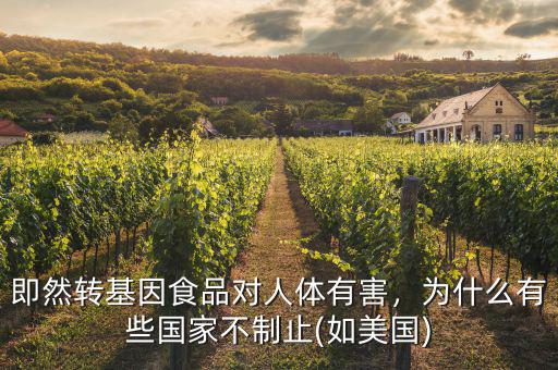 即然轉(zhuǎn)基因食品對人體有害，為什么有些國家不制止(如美國)