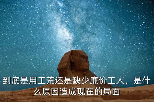到底是用工荒還是缺少廉價(jià)工人，是什么原因造成現(xiàn)在的局面