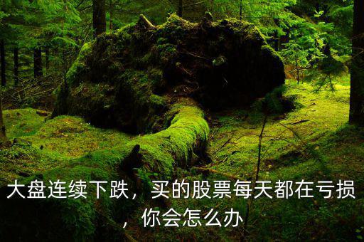 大盤連續(xù)下跌，買的股票每天都在虧損，你會(huì)怎么辦