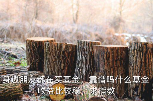 身邊朋友都在買基金，靠譜嗎什么基金收益比較穩(wěn)，求指教