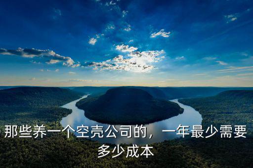 那些養(yǎng)一個空殼公司的，一年最少需要多少成本