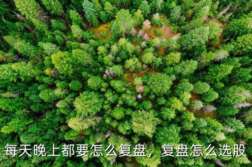 每天晚上都要怎么復(fù)盤，復(fù)盤怎么選股