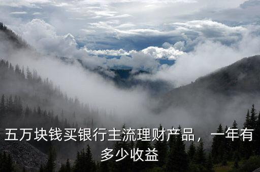 五萬塊錢買銀行主流理財產(chǎn)品，一年有多少收益