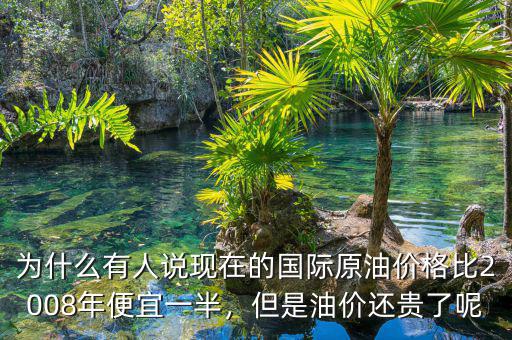 為什么有人說現(xiàn)在的國際原油價格比2008年便宜一半，但是油價還貴了呢
