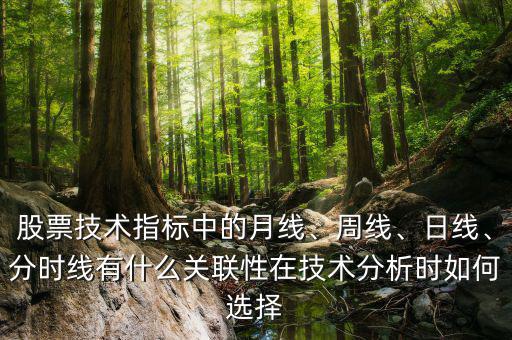 股票技術(shù)指標(biāo)中的月線、周線、日線、分時線有什么關(guān)聯(lián)性在技術(shù)分析時如何選擇