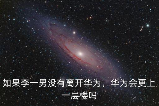 如果李一男沒有離開華為，華為會更上一層樓嗎