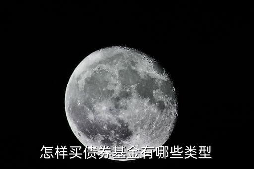 怎樣買(mǎi)債券基金有哪些類(lèi)型