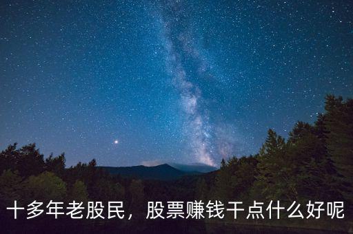 十多年老股民，股票賺錢干點什么好呢