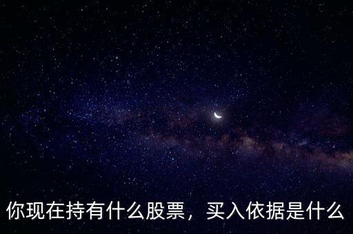 你現(xiàn)在持有什么股票，買(mǎi)入依據(jù)是什么
