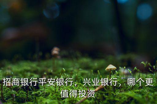為什么看好興業(yè)銀行,招商銀行。平安銀行