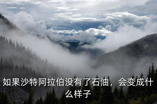 如果沙特阿拉伯沒有了石油，會(huì)變成什么樣子